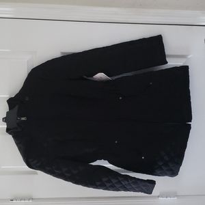 Liz Claiborne Clinched Waist Fitted Coat